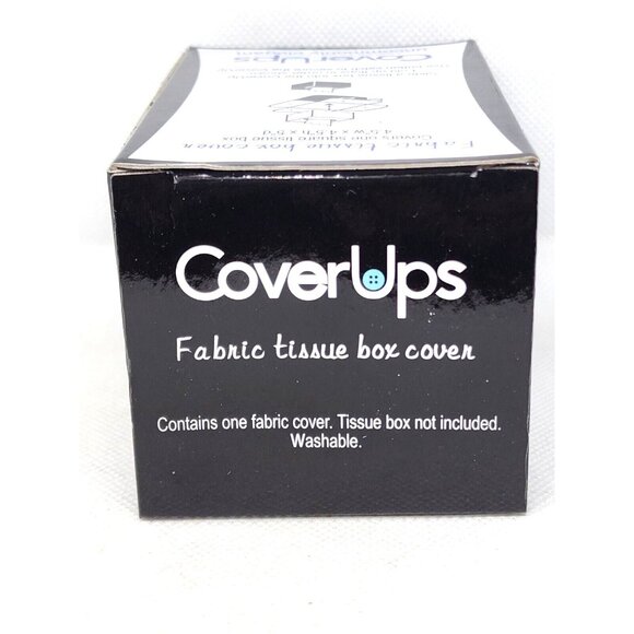 Cover Ups Uncommonly Elegant Yellow Fabric Tissue Box Cover for Stylish Home - Picture 8 of 9